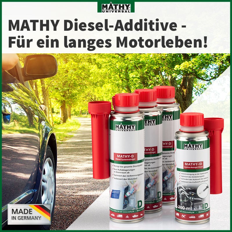 MATHY-ID Injektoren Reiniger Diesel - Diesel Additiv zur Reinigung